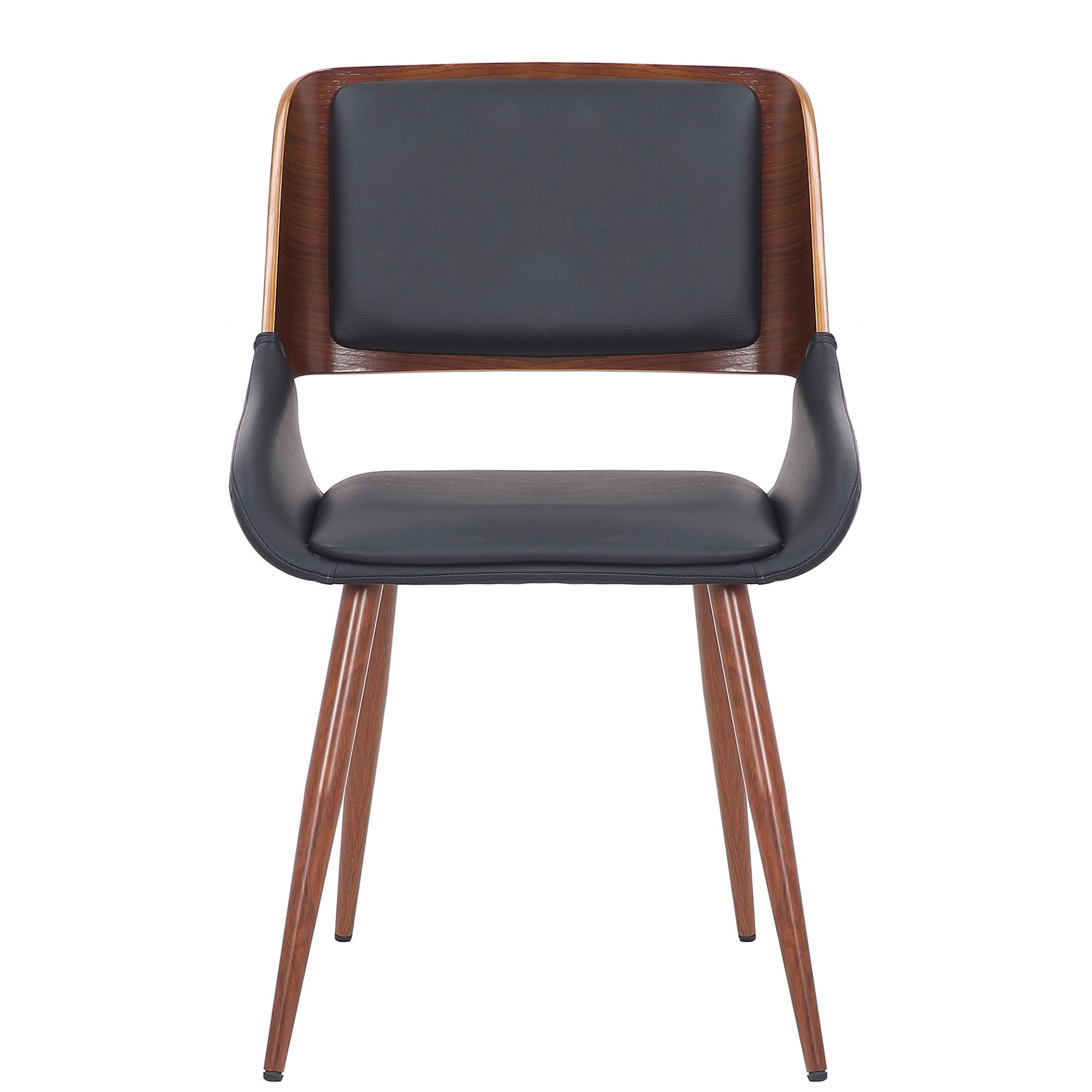 Hudson Upholstered Side Chair - /Walnut