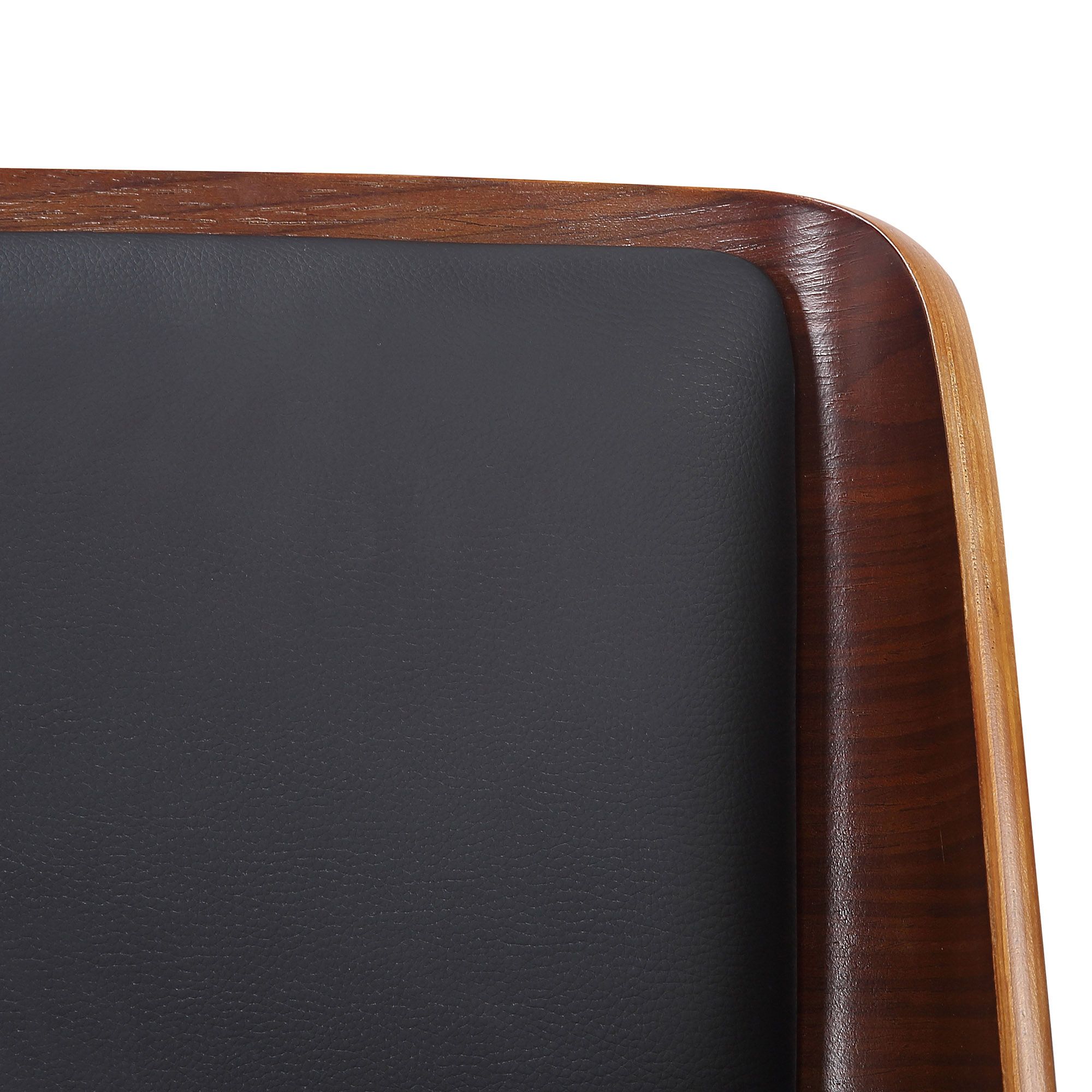Hudson Upholstered Side Chair - /Walnut