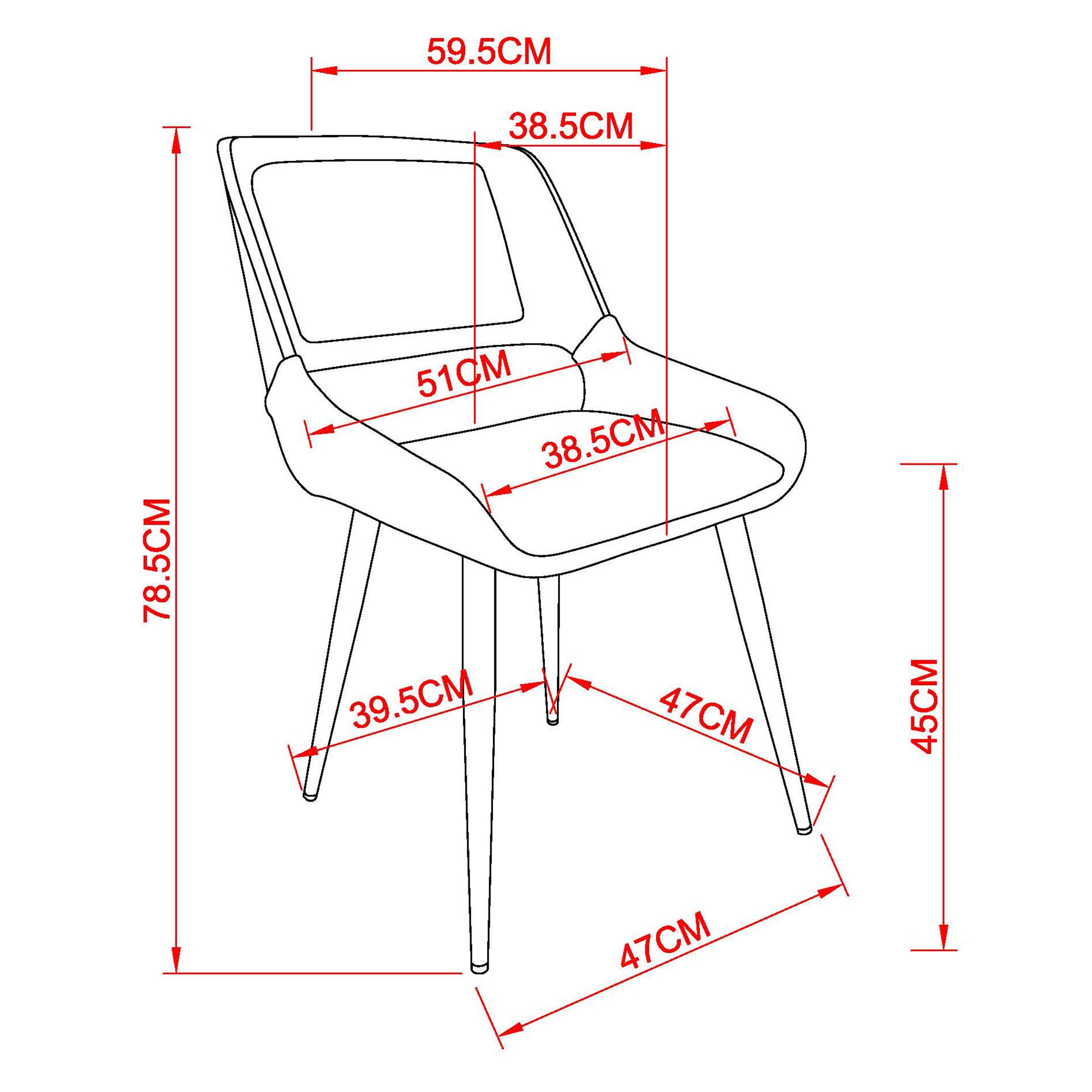 Hudson Upholstered Side Chair - /Walnut