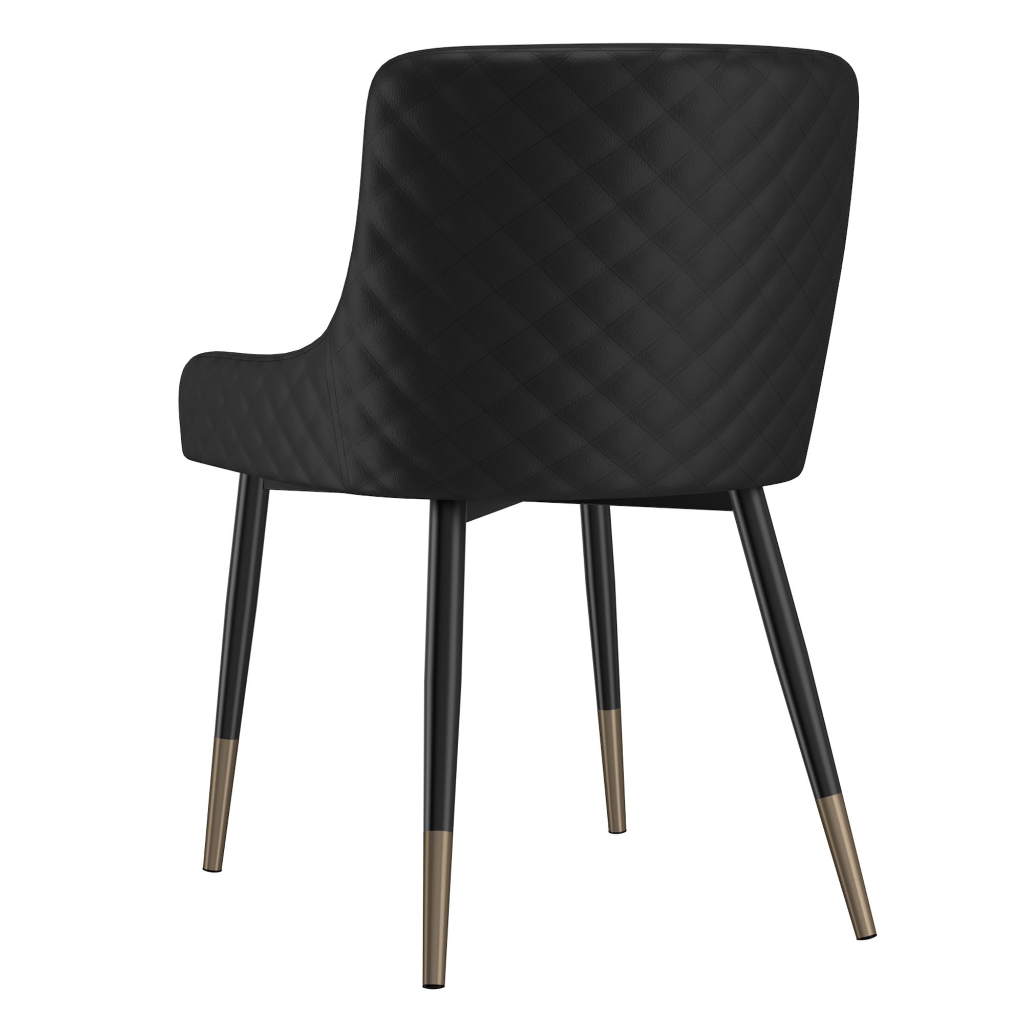 Xander Upholstered Side Chair - Black