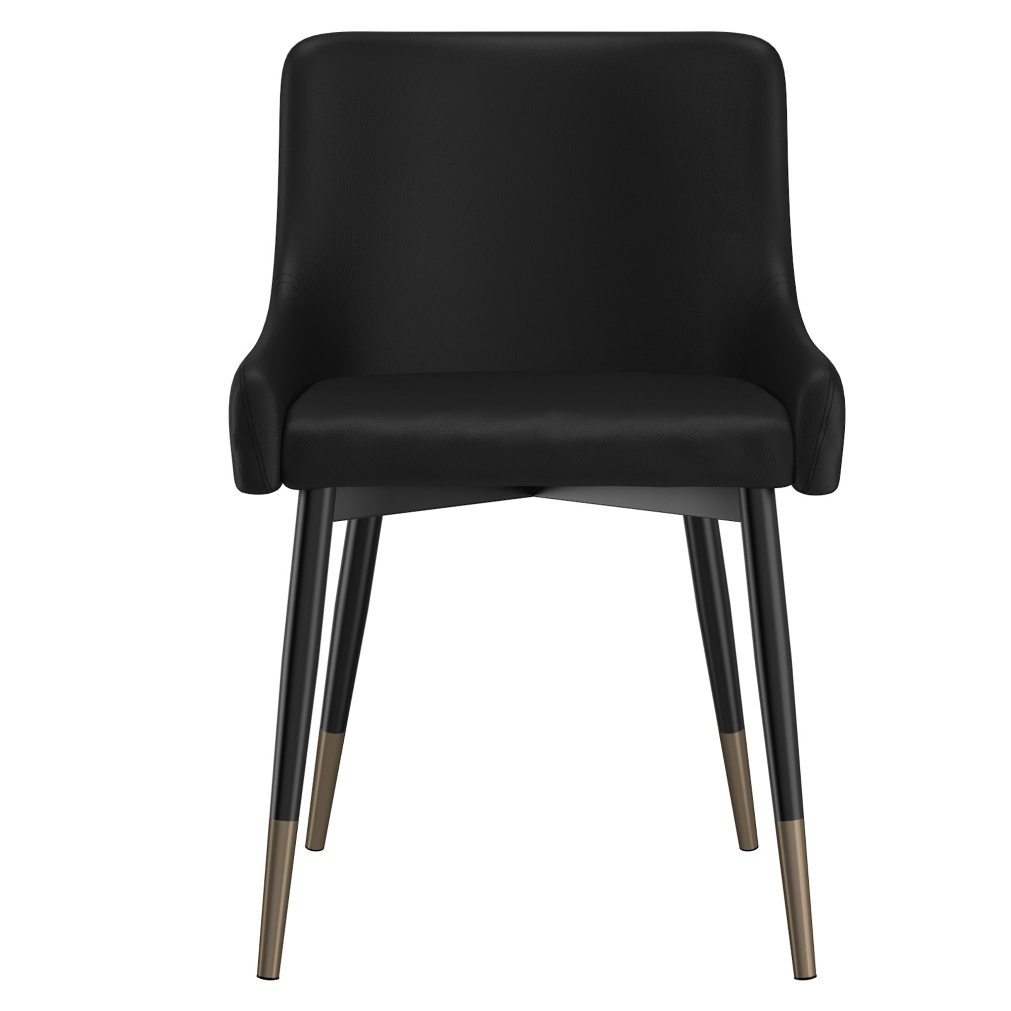 Xander Upholstered Side Chair - Black