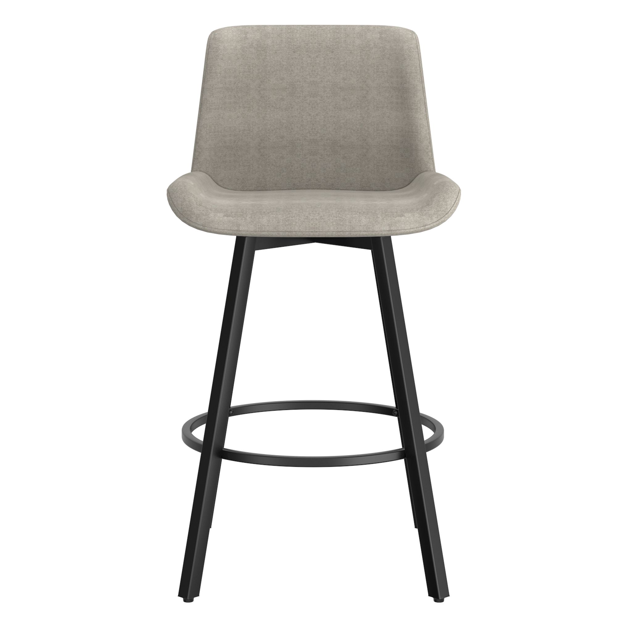Fern Counter Stool - Grey Fabric