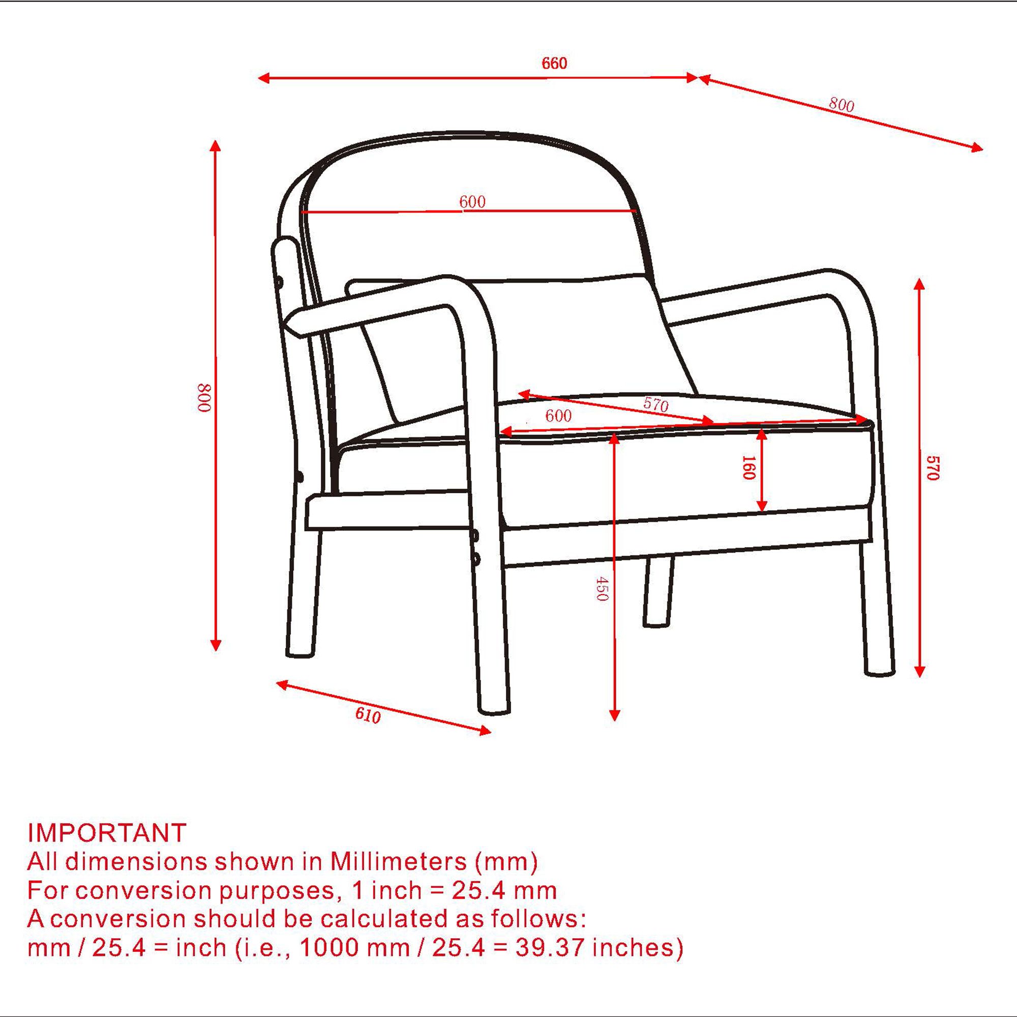 Farah Accent Chair - White Fabric/Walnut