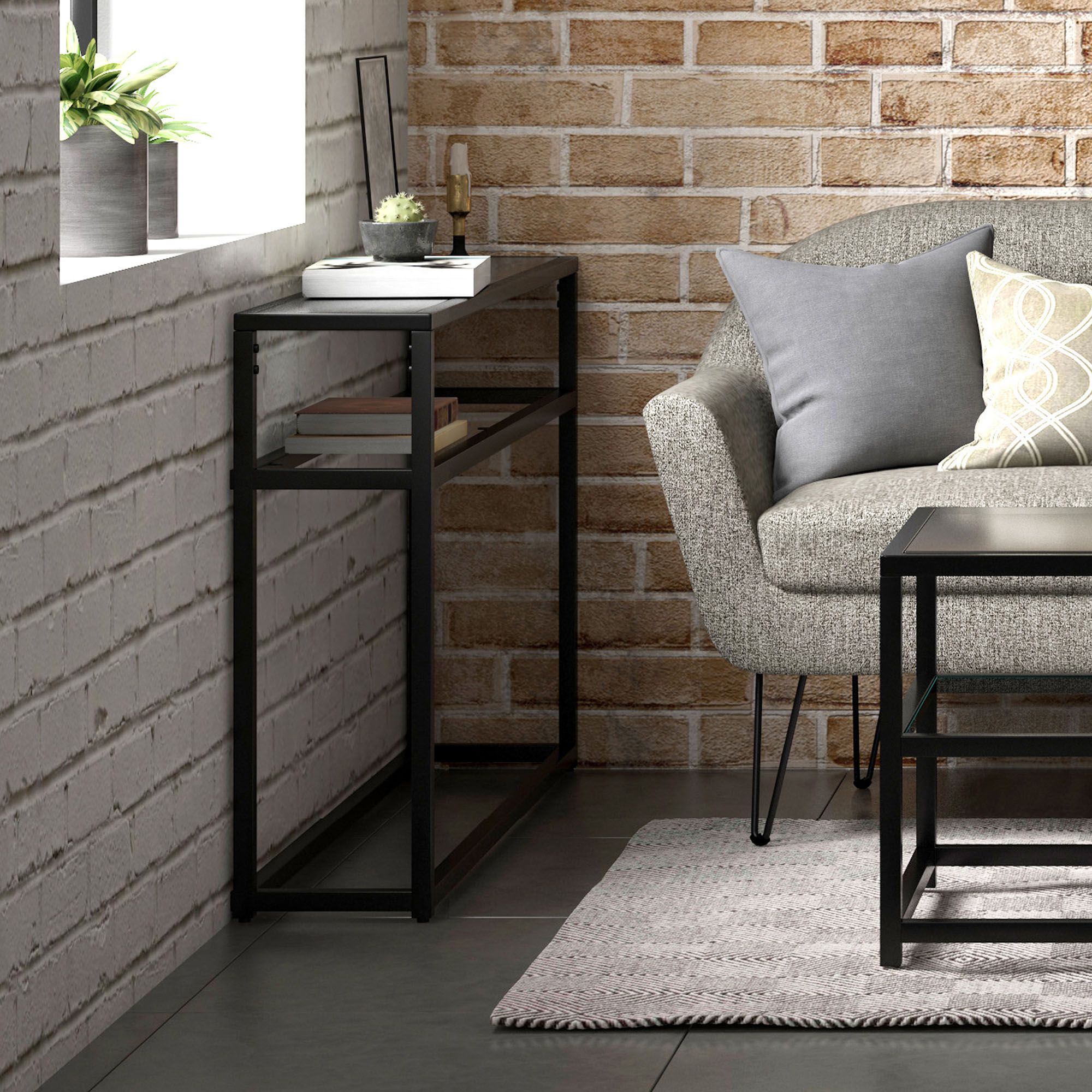 Quinn Console Table - Black
