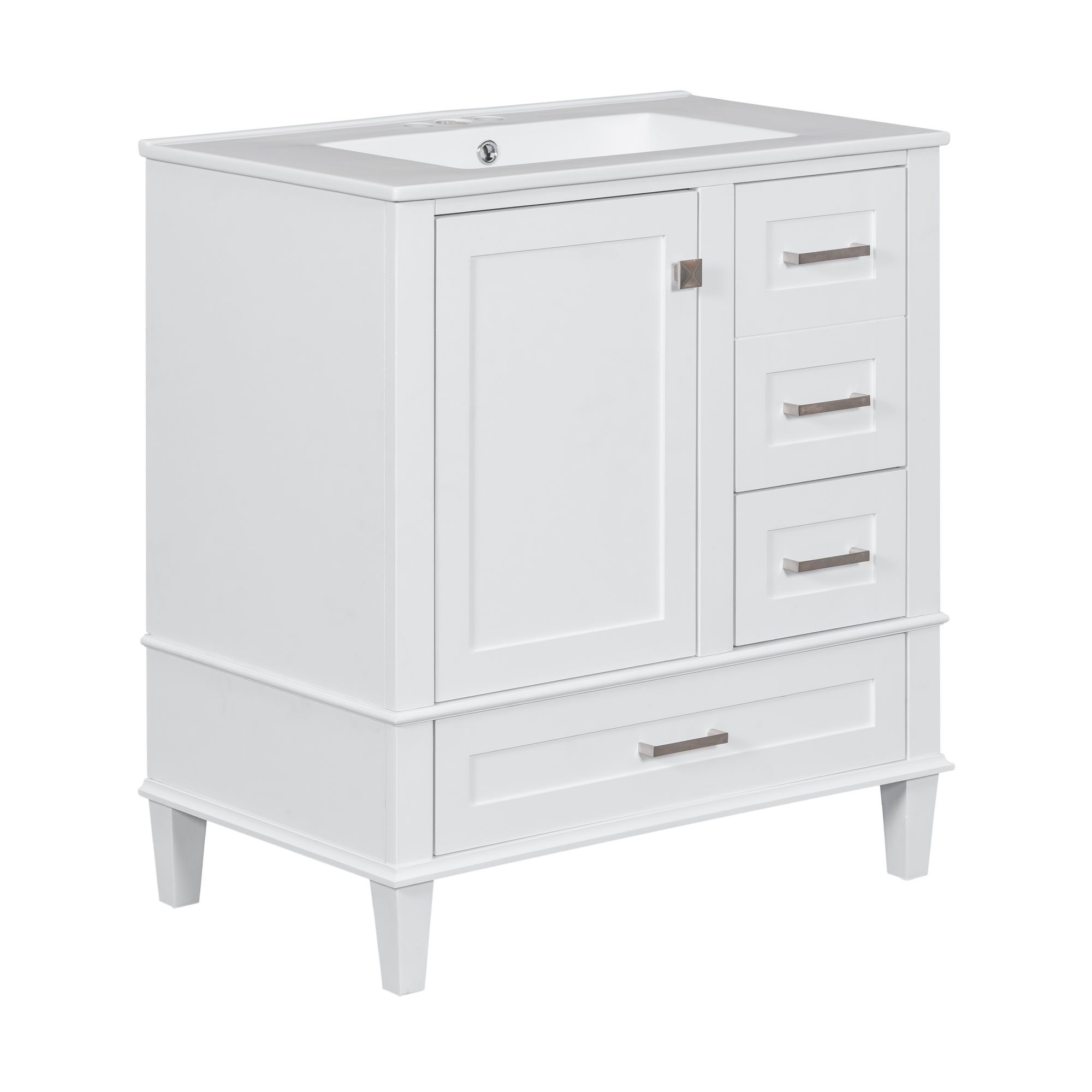 Meuble-lavabo de salle bain avec lavabo – 30 po