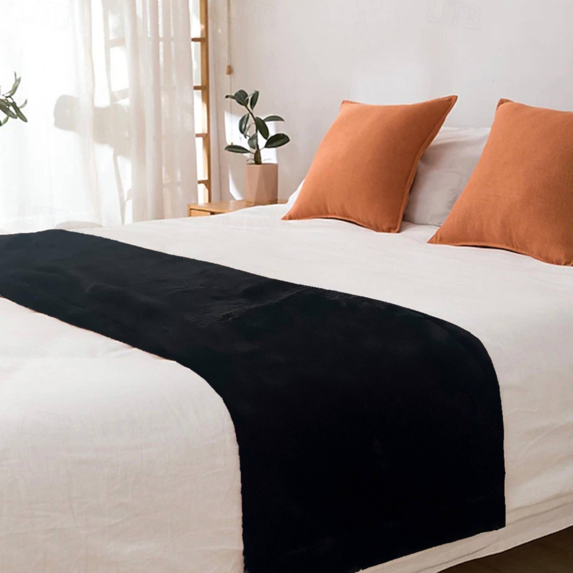 Mink Faux Fur Bed Runner