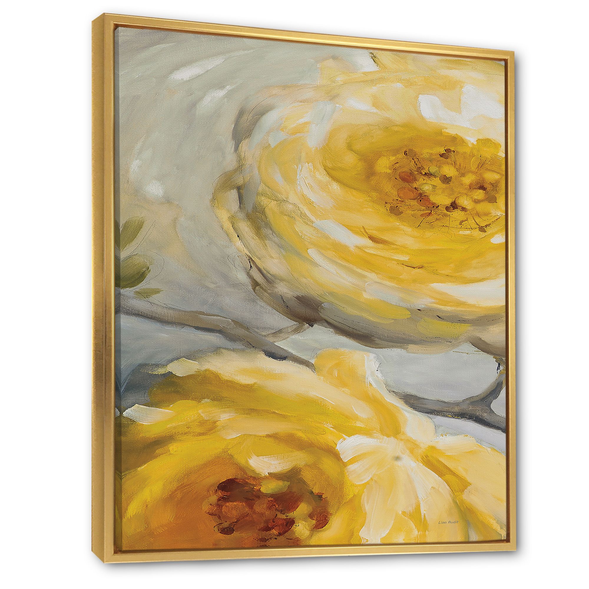 Toile « Sunshine Yellow Flower III »