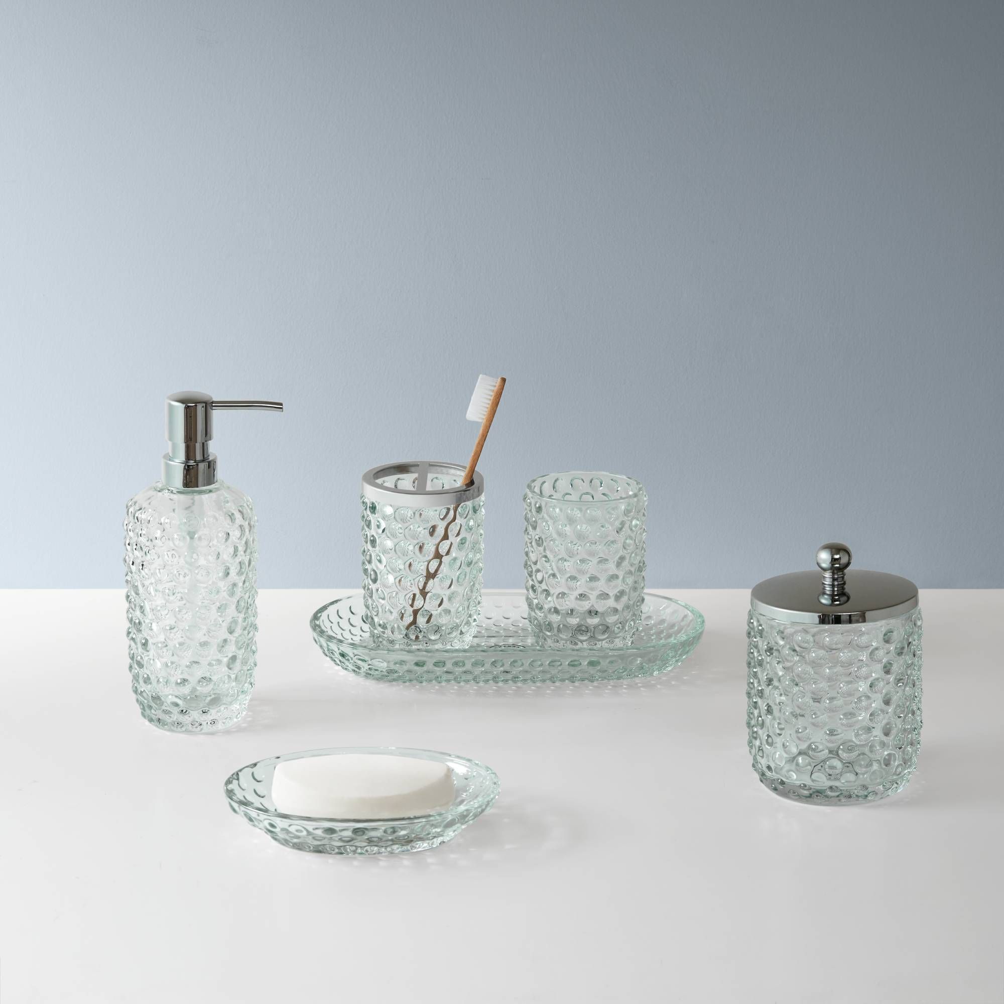 Martha Stewart Hobnail Verre 