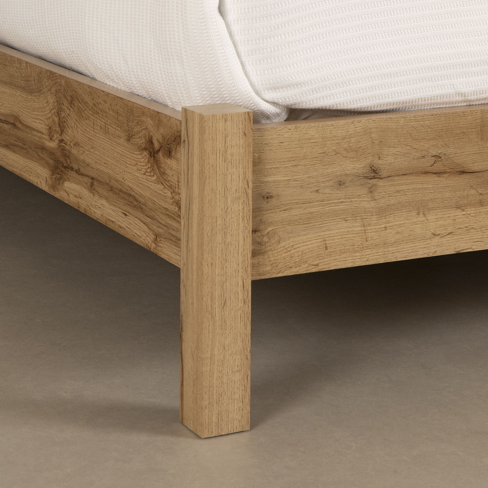 Serene Essential Queen Bed - Nordik Oak
