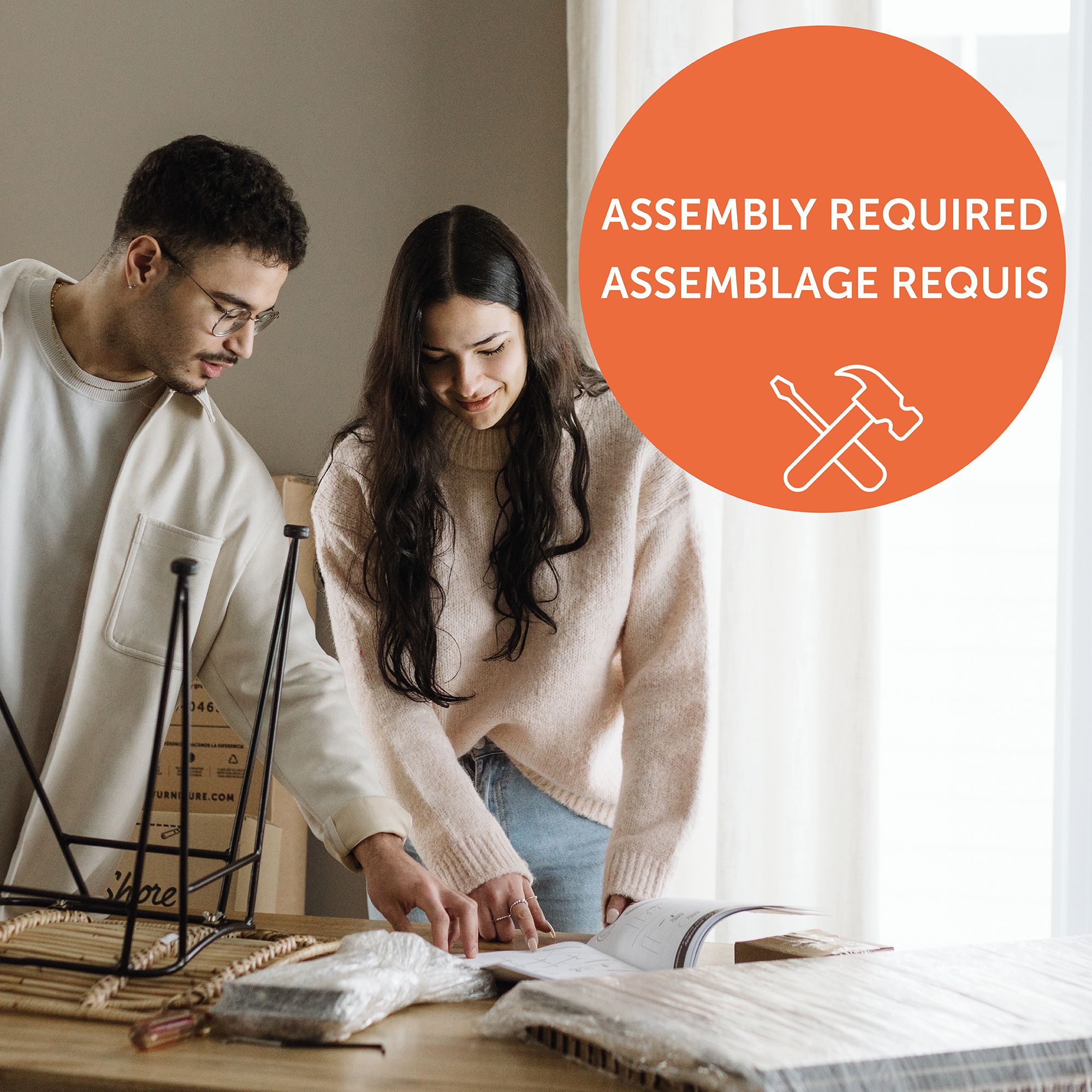 Nico 2-Drawer Nightstand Bleached Oak