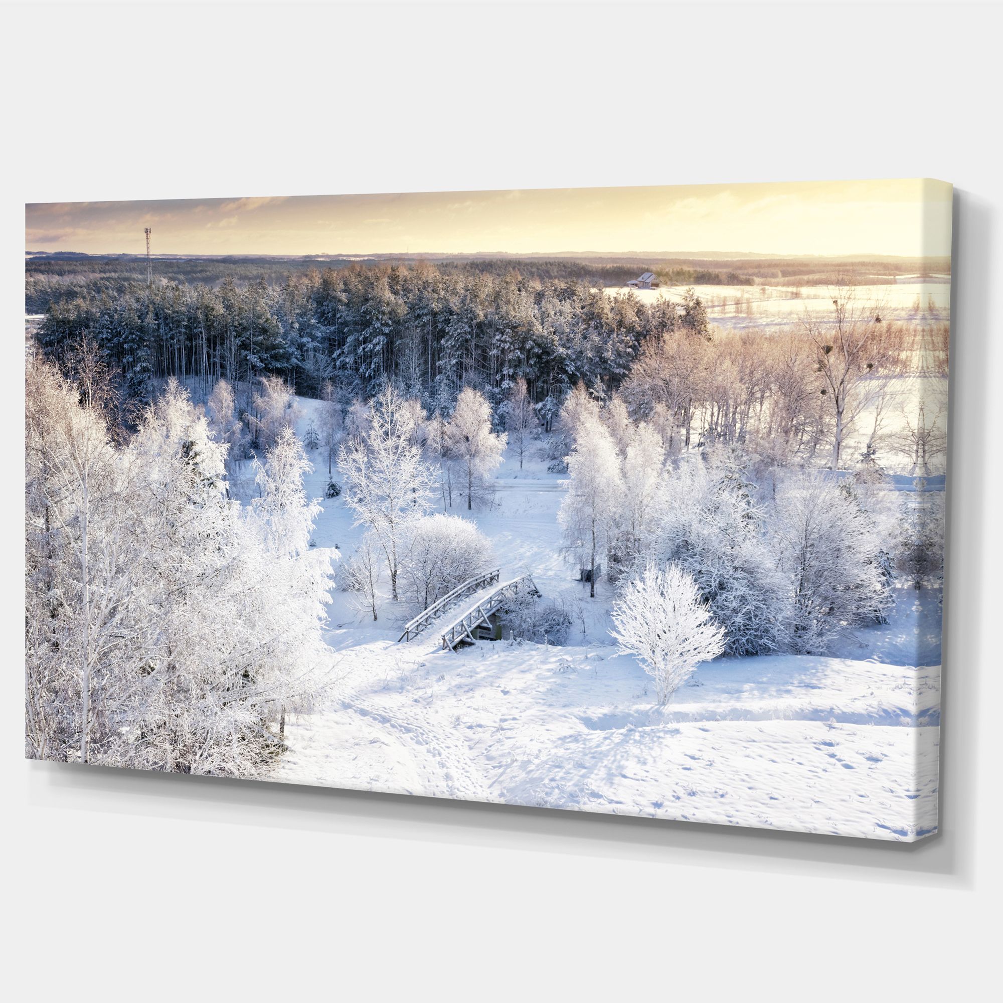 Toile « Beautiful Winter Panorama »