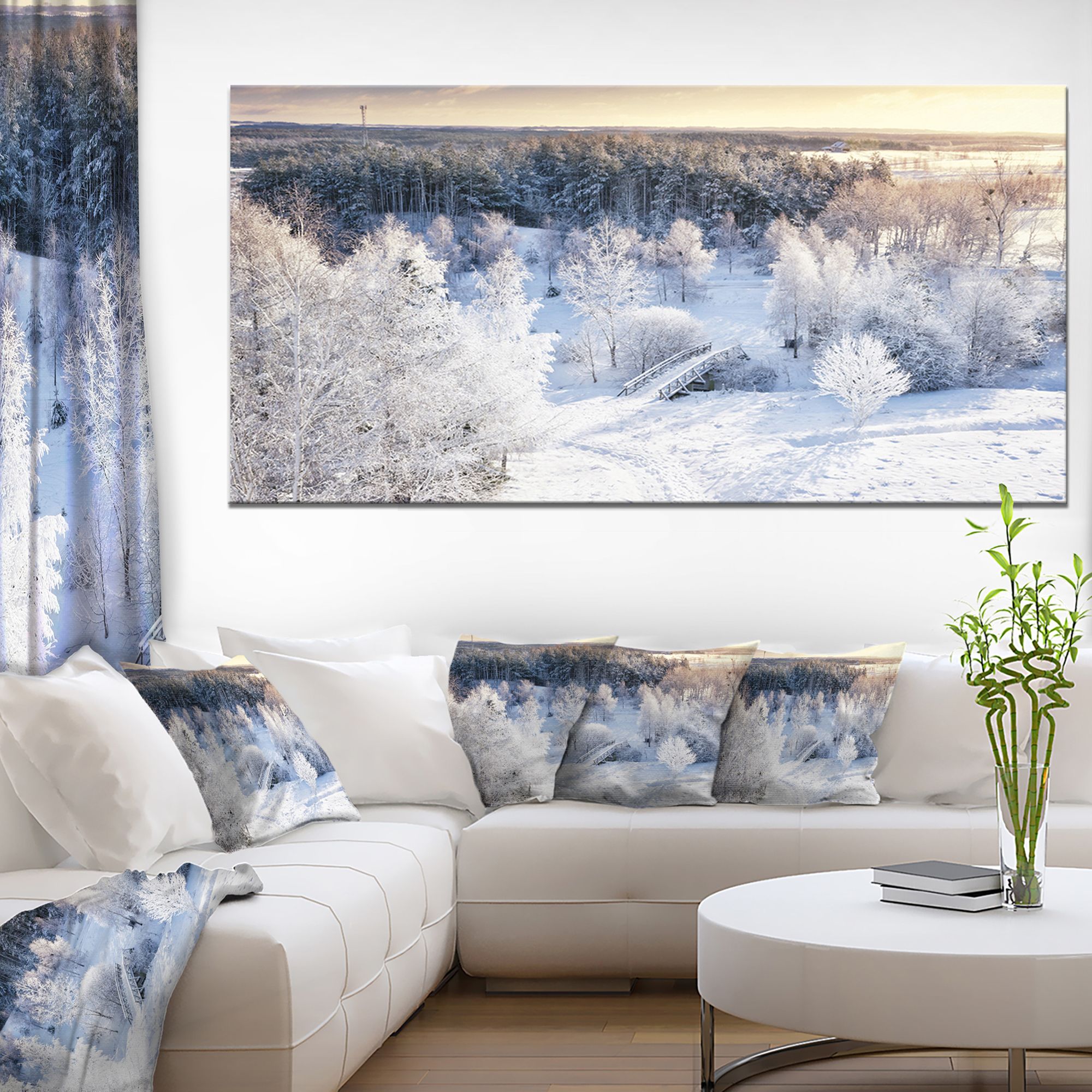 Toile « Beautiful Winter Panorama »