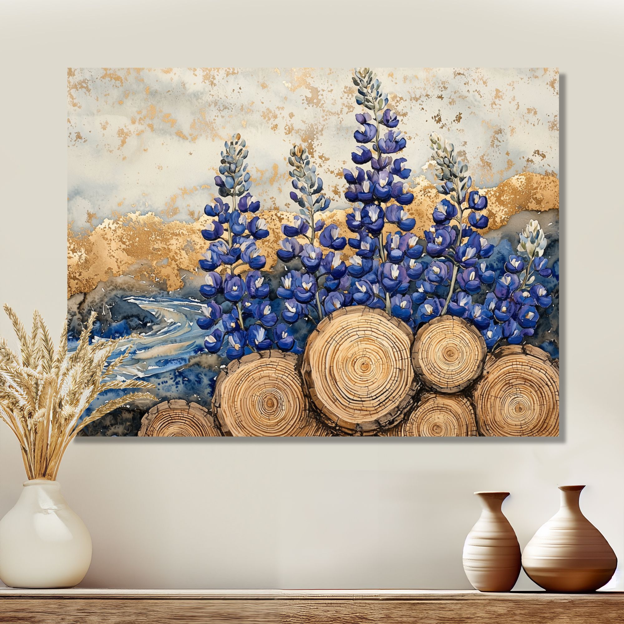 Bluebonnet Blooms – Rustic Floral Countryside