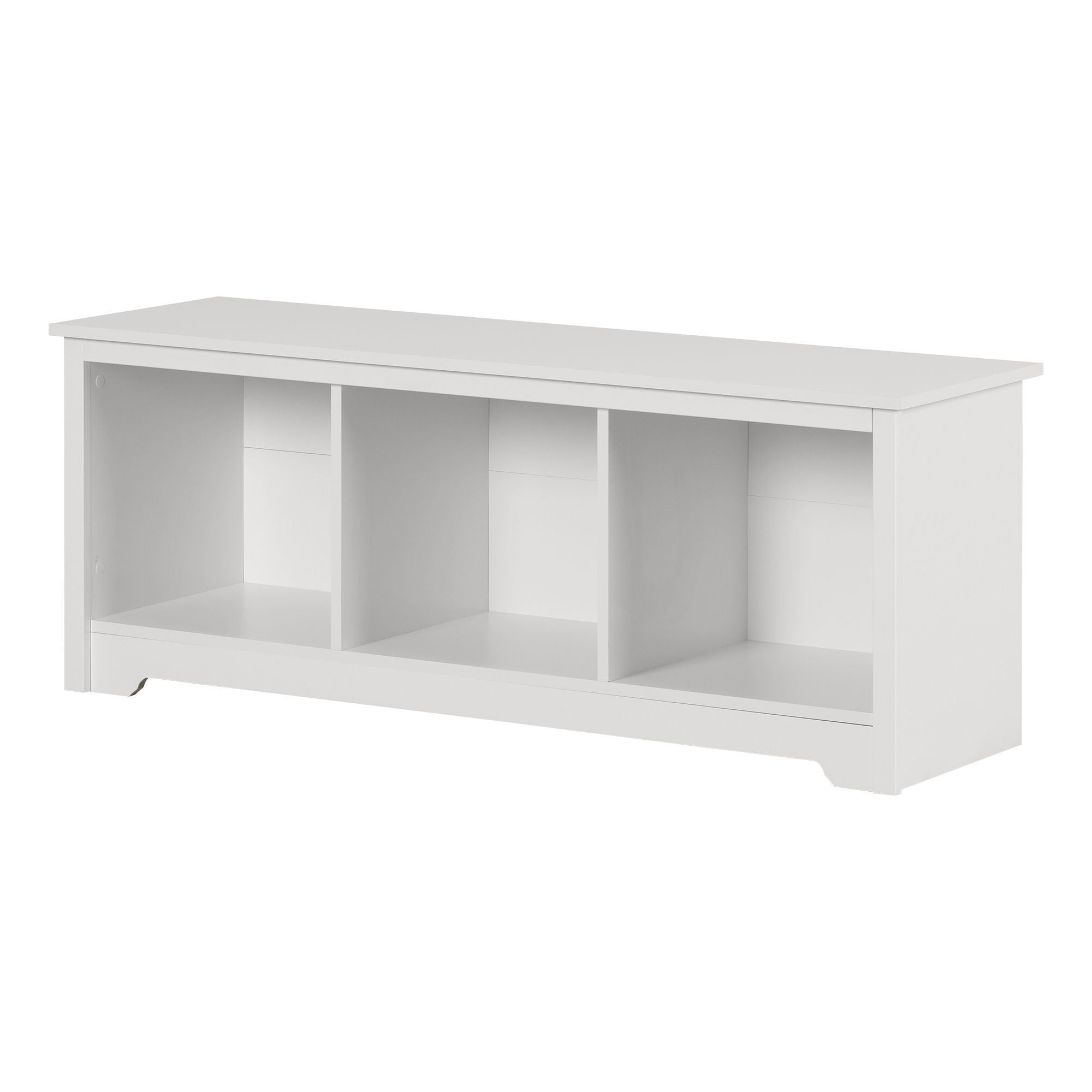Venus Cubby Storage Bench - Pure White