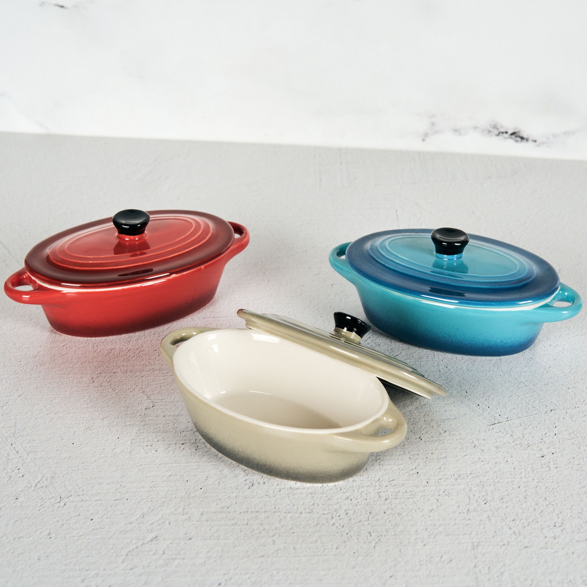 Kitchen Crew Oval Oven Dish - 6.5 oz, Assorted
