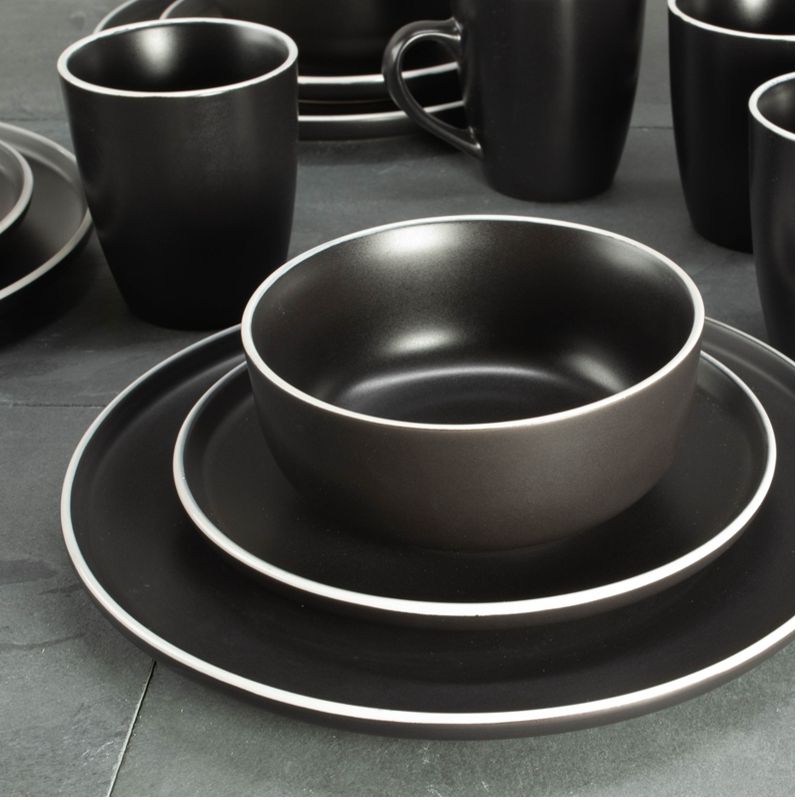 Tempo Cereal Bowl, 14 cm - Black