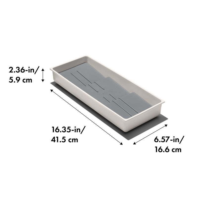OXO Organisateur de tiroir à épices compact, blanc 