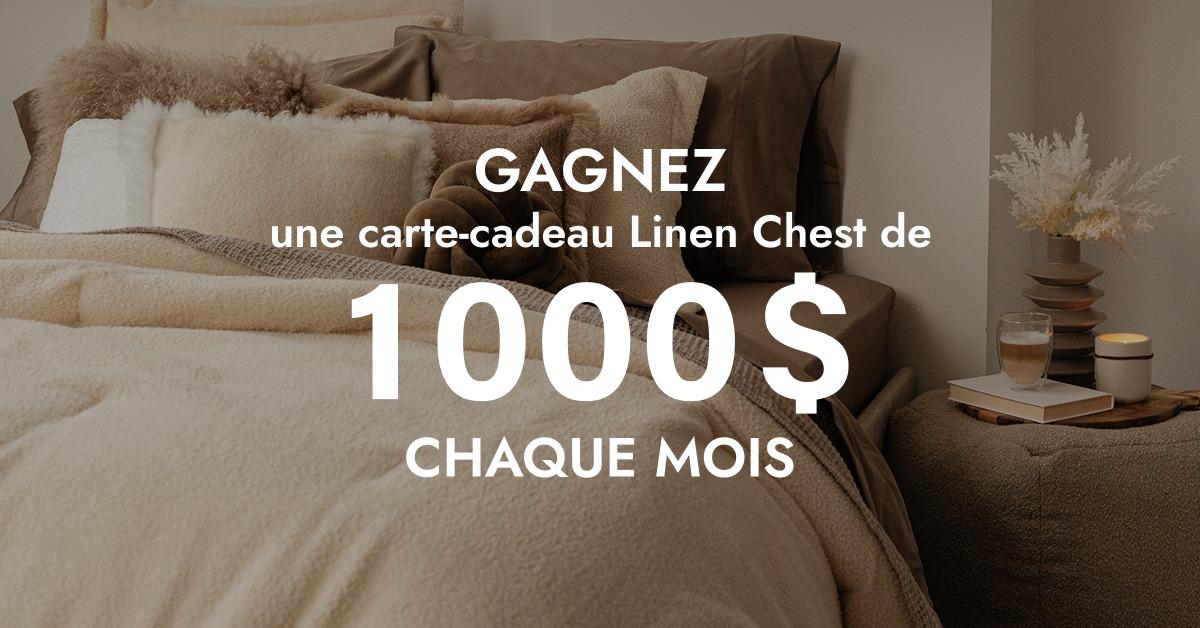 Gagnez une carte-cadeau de 1 000 $