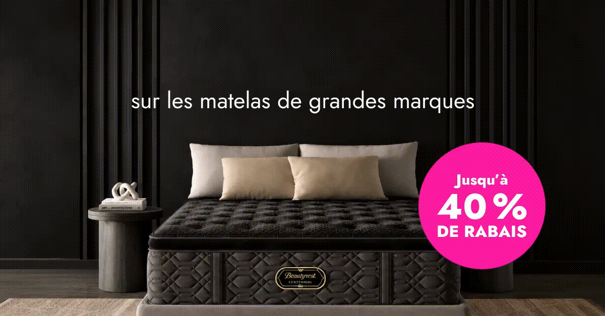 RABAIS DU VENDREDI FOU sur les matelas de grandes marques