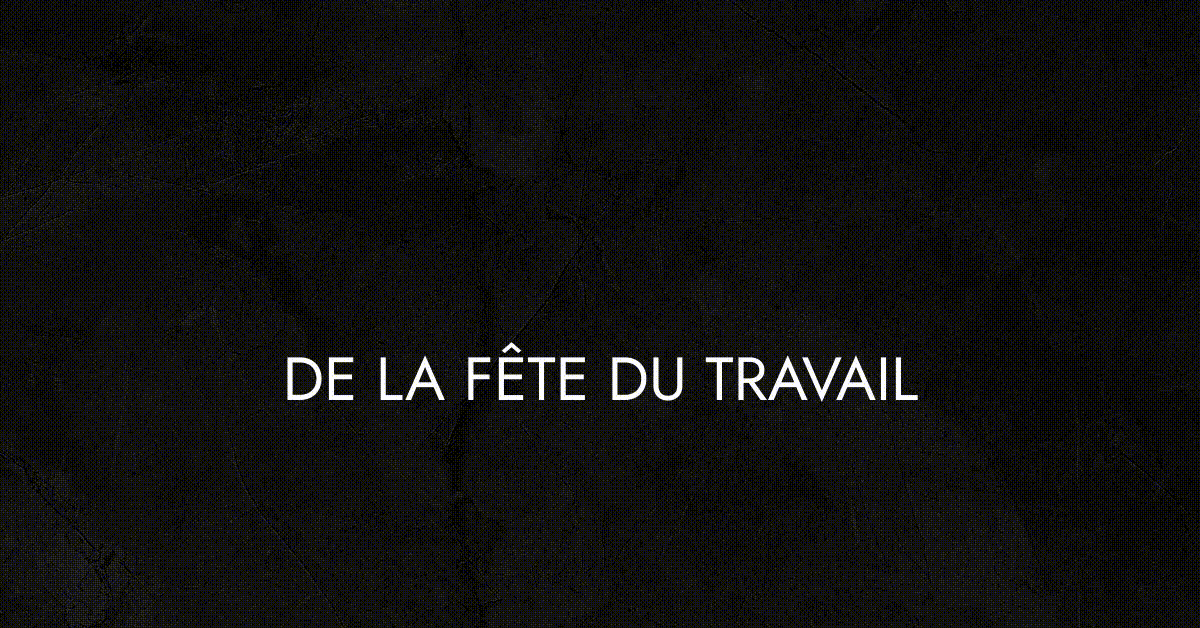 Solde éclair de la fête du Travail