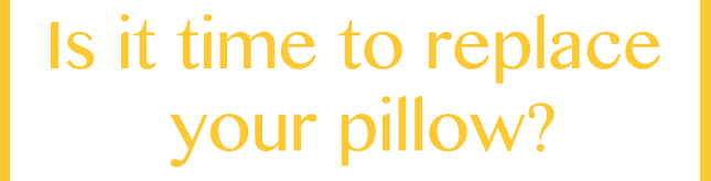 Replace Your Pillow