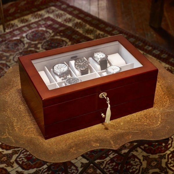 Boîtier pour montres en bois « Christo » par Mele and Co